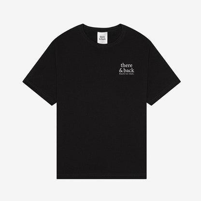 there & back - Unisex Heavyweight Tee (Black)